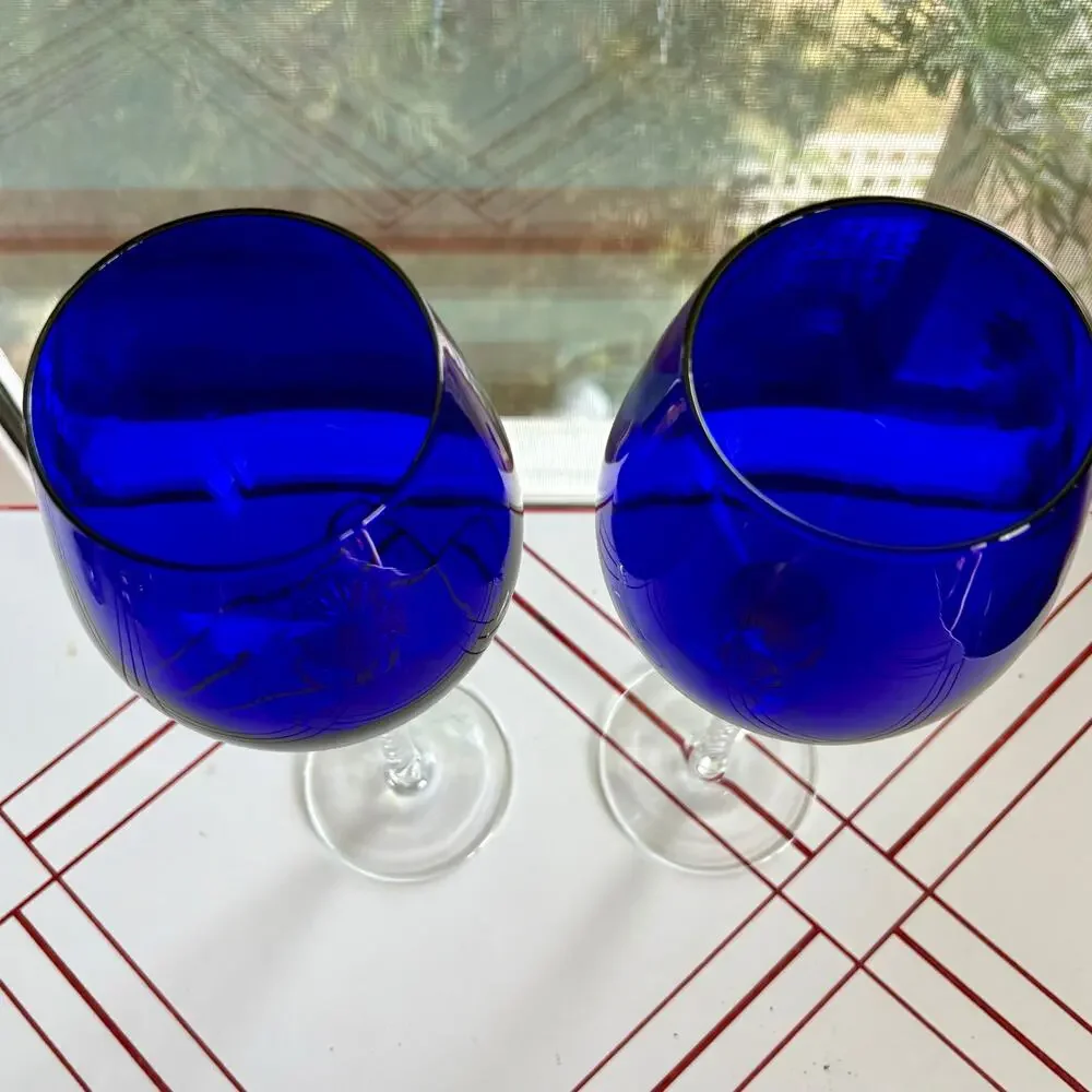 Set of 2 Cobalt Blue 11